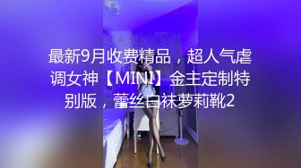 最新9月收费精品，超人气虐调女神【MINI】金主定制特别版，蕾丝白袜萝莉靴2