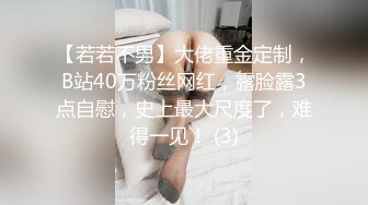 【若若不男】大佬重金定制，B站40万粉丝网红，露脸露3点自慰，史上最大尺度了，难得一见！ (3)