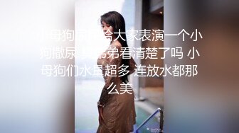 小母狗尿尿给大家表演一个小狗撒尿 臭弟弟看清楚了吗 小母狗们水量超多 连放水都那么美