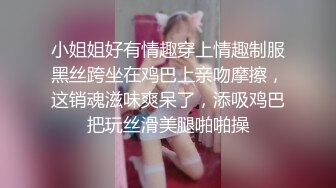 小姐姐好有情趣穿上情趣制服黑丝跨坐在鸡巴上亲吻摩擦，这销魂滋味爽呆了，添吸鸡巴把玩丝滑美腿啪啪操