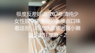 极度反差婊调教02年清纯少女性奴～审美疲劳就换点口味看这些，鸡巴跳蛋塞进骚小嫩逼，疯狂摩擦～2