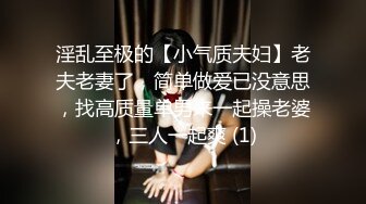 淫乱至极的【小气质夫妇】老夫老妻了，简单做爱已没意思，找高质量单男来一起操老婆，三人一起爽 (1)