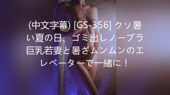 (中文字幕) [GS-356] クソ暑い夏の日、ゴミ出しノーブラ巨乳若妻と暑さムンムンのエレベーターで一緒に！