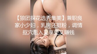 【狼团探花选秀集美】兼职良家小少妇，乳房还挺粉，调情抠穴后入又享受又赚钱